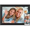dxmart FRAMEO - Cornice per foto digitale WiFi da 32 GB, schermo LCD Touch WXGA IPS da 10,1", cornice per foto Smart Cloud con rotazione automatica, condivisione dei momenti tramite l'app Frameo