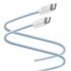 Cellularline - Flexforce Cavo Siliconato Telato Usb-c To Usb-c-blu
