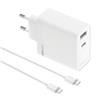 Realme - Supervooc 80w Power Adapter Dual Port-white