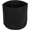 sourcing map Inserto organizer per borsa, organizer portatile in feltro rotondo con scomparti multipli per borsa a secchiello, borsa a cupola, borsa a borsetta, modellatore per borsa, Nero , 15,2 x