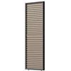 Ombréa Pannello a lamelle orientabili per pergola ombrÉa vs in alluminio antracite e legno 1 mt