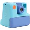 Generic Fotocamera per Bambini, Fotocamera per Bambini 1080P Arrotondata con Registrazione DV Stampa Termica in Tempo Reale da 2,0 Pollici per Esterni (BLUE)