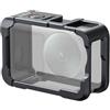 Goshyda Gabbia Fotocamera Adatta per Action 6, Telaio Protettivo in Lega di Alluminio con Perno di Posizionamento, Supporto per Slitta Fredda per Microfono e Luce Video, Foro per Vite