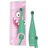 FOREO issa 4 baby - Set spazzolino elettrico sonico in silicone per bambini, setole bifacciali, pulizia denti, massaggio gengivale, 12 mesi di cura con testina extra, 240 giorni batteria, portatile