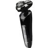 JOHNSON Rasoio Uomo THOR 4 in 1 - Barba, Basette, Naso, Viso, Ricarica Rapida, Display LED, Impermeabile IPX6, 2 Ore Autonomia, Nero