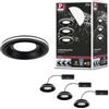 Paulmann 92252 Faretto da incasso LED Sormus IP65 rotondo, 100 mm, 3 x 4,8/1,5 W, 560 lm, 180 lm, 230 V, 3000 K, colore: Nero