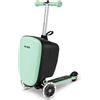 SELEGIOCHI Micro Monopattino e Valigia per Bambini 2 in 1 Menta