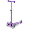 SELEGIOCHI Mini Micro Monopattino Deluxe LED Viola Glitter 3 Ruote
