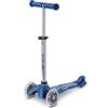SELEGIOCHI Mini Micro Monopattino Deluxe LED Blu Glitter 3 Ruote