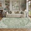 PureCozy Tappeto 160x230cm Antiscivolo Lavabile In Lavatrice Salotto Camera Da Pranzo Tappeti Pelo Corto Carpet,Verde