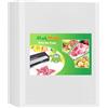MakMeFre 100 Buste 20x30cm Sottovuoto Alimenti,Sacchetti Sottovuoto per Alimenti,Sacchi Sottovuoto Alimenti senza BPA
