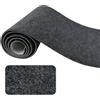 JNEYVIC Tappeto da cucina lavabile, passatoia da cucina, 40 x 200 cm, antiscivolo, assorbente, per cucina, corridoio, ingresso, soggiorno, lavanderia (grigio scuro)