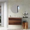 DEGHI Mobile bagno sospeso 90 cm rovere deciso con cassetto con lavabo - Temas