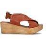 BUENO Sandalo donna cuoio in pelle