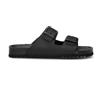 SCHOLL Ciabatta uomo nero in pelle