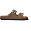 SCHOLL Ciabatta uomo khaki in suede