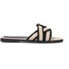 FRICKY Ciabatta donna nera/panna