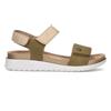 INBLU Sandalo donna verde in pelle