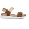 INBLU Sandalo donna marrone in pelle