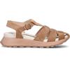 HISPANITAS Sandalo donna beige in pelle