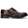 FRICKY Stringata uomo marrone in pelle