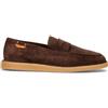 VOILE BLANCHE Mocassino uomo marrone in suede