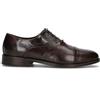 PAWELK'S Stringata uomo marrone in pelle
