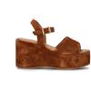 FRAU Sandalo donna marrone in suede
