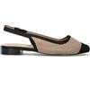 LAURA BIAGIOTTI Slingback donna beige/nera