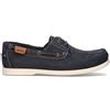 WRANGLER Scarpa barca uomo blu in nabuk
