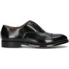 DOUCAL'S Stringata uomo nera in pelle