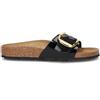 BIRKENSTOCK MADRID BIG BUCKLE Ciabatta donna nera