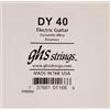 GHS Strings GHS™ Strings »NICKEL PLATED STEEL SINGLE STRING - 040 WOUND - ELECTRIC GUITAR« Corda singola per Chitarra Elettrica - Nickel Plated Steel - Spessore: 040