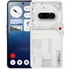 Nothing - Phone (3a) 5G 256GB 12GB Ram Display 6.77'' Main Camera 50MP Dual nanoSim USB Type C Abntroid 15 Snapdragon 7s Gen 3 5000mAh White - SPEDIZIONE GRATUITA