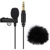 RØDE Rode Lavalier GO WS05 - Microfono lavalier con clip on e protezione antivento in pelliccia Keepdrum WS05