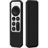 AllgoodRc Custodia Telecomando in Silicone per Apple Siri TV 4K / HD Remote 2a Generazione (2021) e 3a Generazione (2022) (Nero)