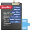 MOBILEX® Batteria HB436486ECW per Huawei P20 Pro/Mate 10 / Mate 10 Pro/Mate 20 / Honor View 20 / Honor 20 Pro | 4000mAh - OEM | Batteria interna di ricambio con adesivo | Capacità originale