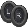 EVXVE Cuscinetti di ricambio per cuffie Bose QuietComfort 45 (QC45) Quiet Comfort 45 Over-Ear, cuscino di ricambio con morbida pelle proteica, in memory foam isolante (QC45 - nero)