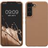 kwmobile Cover per Samsung Galaxy S22 Custodia - Back Case per Smartphone in Silicone TPU - Protezione Gommata - color cappuccino