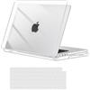 MOSISO Custodia Compatibile con MacBook Pro 16 Cover M5 M4 M3 M2 M1 2026 2025 2024 2023 2022 2021, Case per MacBook Pro 16,2 display Liquid Retina&Copritastiera, Trasparente