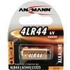 ANSMANN Batteria di Marca Alkaline 4LR44 (6V) V04034, A544, 28° per apertura porta garage, sistema di allarme, mini radio, grilletto per videocamera, dispositivi di misura, campana ecc.