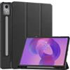 EasyAcc Custodia Cover Compatibile con Lenovo Idea Tab Pro 12,7 2025 TB-373FU TB-375FC, con Portapenne-Ultra Sottile con Cover Leggero Supporto in Pelle PU Case, Nero