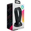 STEALTH Supporto per cuffie da gaming con base - Nero, Compatibile con la maggior parte delle cuffie, tiene in ordine la postazione di gioco o di lavoro