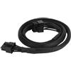 BTFO Cavo PCIe per EVGA Alimentatore, 70cm Nero Intrecciato Connettore Maschio 8 Pin a Connettore Maschio 6+2 Pin Cavi di Alimentazione GPU 18AWG 10A Cavo Modulare per EVGA G2 G3 G5 G6 G7 Serie