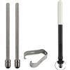REEYEAR Pennini sottili in lega di titanio non usurati compatibili con Wacom One Creative Pen, punte di ricambio rigide di ricambio adatte per WACOM ONE DTC133W0A /Galaxy Tab S8 S7 Stylus, 2 pezzi