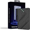 Generic Disco rigido esterno portatile da 1 TB, USB 3.0, PS5, hard disk esterno da 2,5, ad alta velocità, trasferimento dati e backup per laptop, console di gioco, PC, Mac, desktop, colore: nero