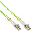 InLine 24785 Cavo Duplex, LC/LC 50/125µm, Fibra Ottica Om5, 0.5 m, Nero