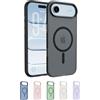 Belkin SheerForce Grip Cover per iPhone Air Compatibile con MagSafe, Design Sottile con Linee Laterali Antiscivolo, Custodia Bumper per iPhone, Magnetica, Trasparente e Anti-urto, Nero