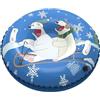 Générique Tubo da neve gonfiabile da 91,4 cm, tubo invernale in PVC spesso, anello da neve gonfiabile, con manici a doppia presa, tubo da neve spesso per slitta, ragazze, ragazzi,