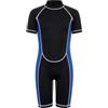winying Bambini Costumi Mare Kayaking Snorkeling Tuta Termica Tuta Da Immersioni Impermeabile Beachwear Immersione Body Da Nuoto Kayaking Nero 7-8 anni